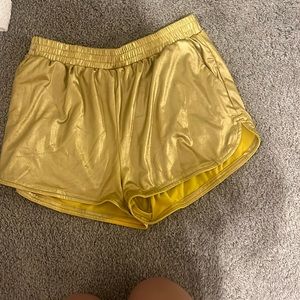 Gold shorts